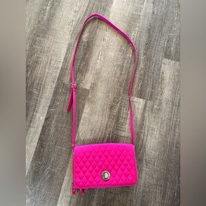 Vera Bradley Pink Quilted Crossbody Bag